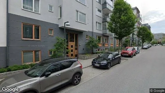 Lägenheter till salu i Hammarbyhamnen - Bild från Google Street View