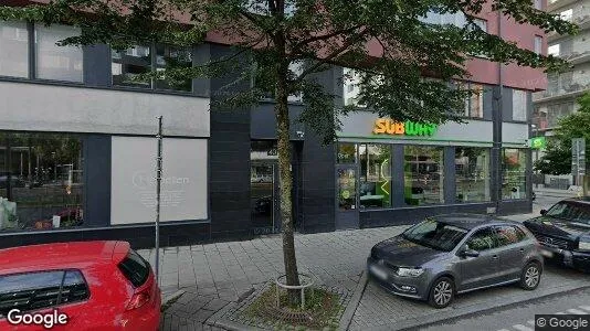 Lägenheter till salu i Hammarbyhamnen - Bild från Google Street View