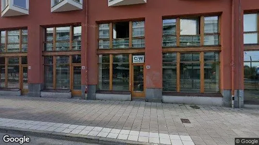 Bostadsrätter till salu i Hammarbyhamnen - Bild från Google Street View