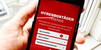 Ny app ger besked om nya hyresbostäder med detsamma