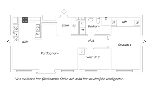 70 m2 lägenhet i Solna att hyra