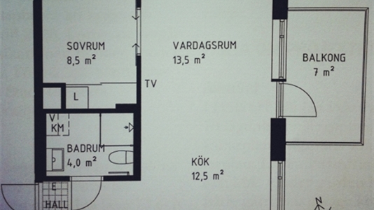 44 m2 lägenhet i Gärdet/Djurgården att hyra